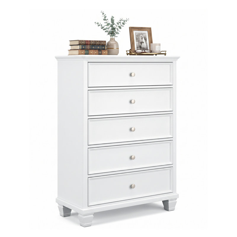 Oude 36 " W 5 - Drawer Dresser