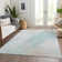 Machine Washable Indoor/Outdoor Cinead ACN1675 Seafoam Rug