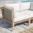 Modway Clearwater Outdoor Patio Teak Wood Loveseat-688855120