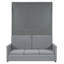 Lit escamotable double pleine grandeur avec coussin, une solution multifonctionnelle et peu encombrante pour une vie confortable et une utilisation efficace de l'espace-2037124528