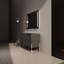 Meuble-lavabo 48 po en chêne foncé