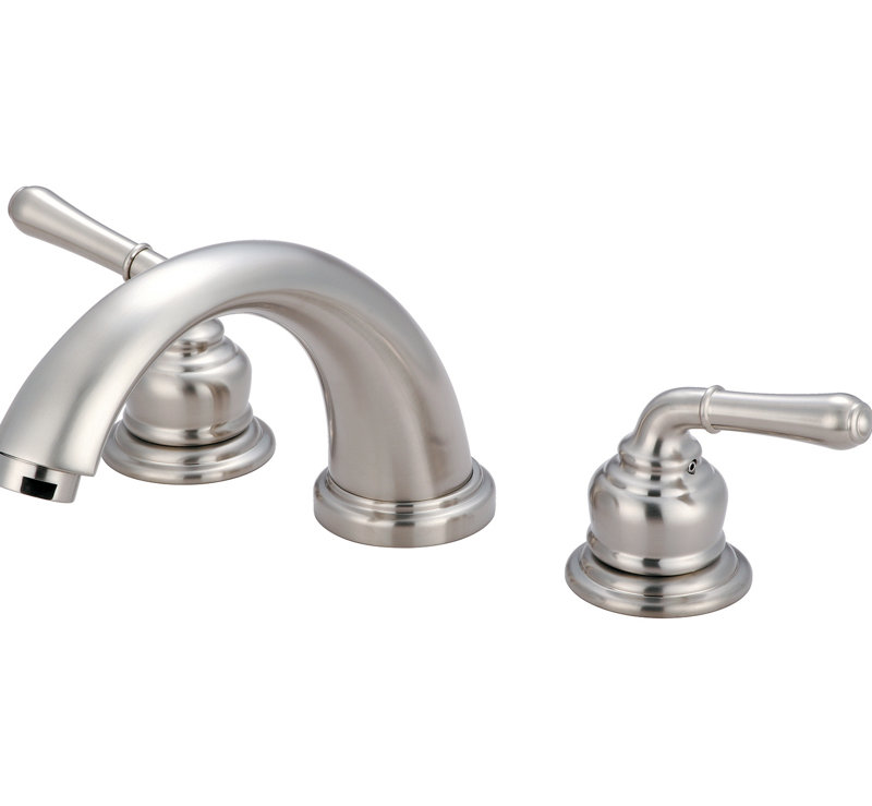 2 Handle Deck Roman Tub Faucet, PVD Brushed Nickel