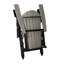 Chaise Adirondack pliante, noire-1930660650