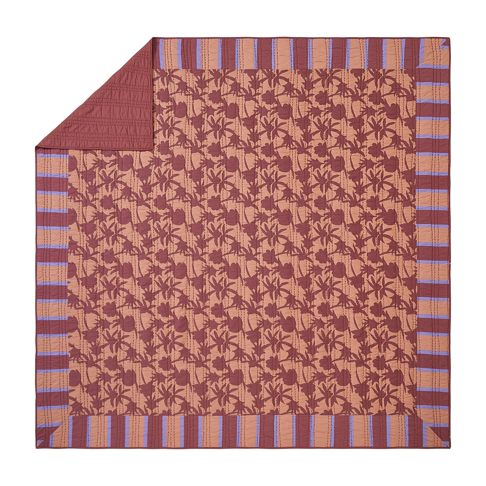 Natalia 100% Cotton Quilt Set, Full/Queen Quilt + 2 Standard Shams