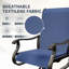  4 chaises de salle à manger pivotantes 360 ° 4 pièces - Ensemble de salle à manger de patio ergonomique pour la cour, le balcon et l'extérieur-1230154507