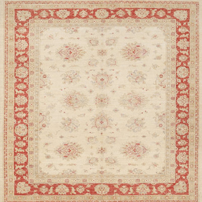 Tapis traditionnel beige / rouge Groveson