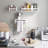 Rigga 3 Piece Floating Shelf with Front Bar