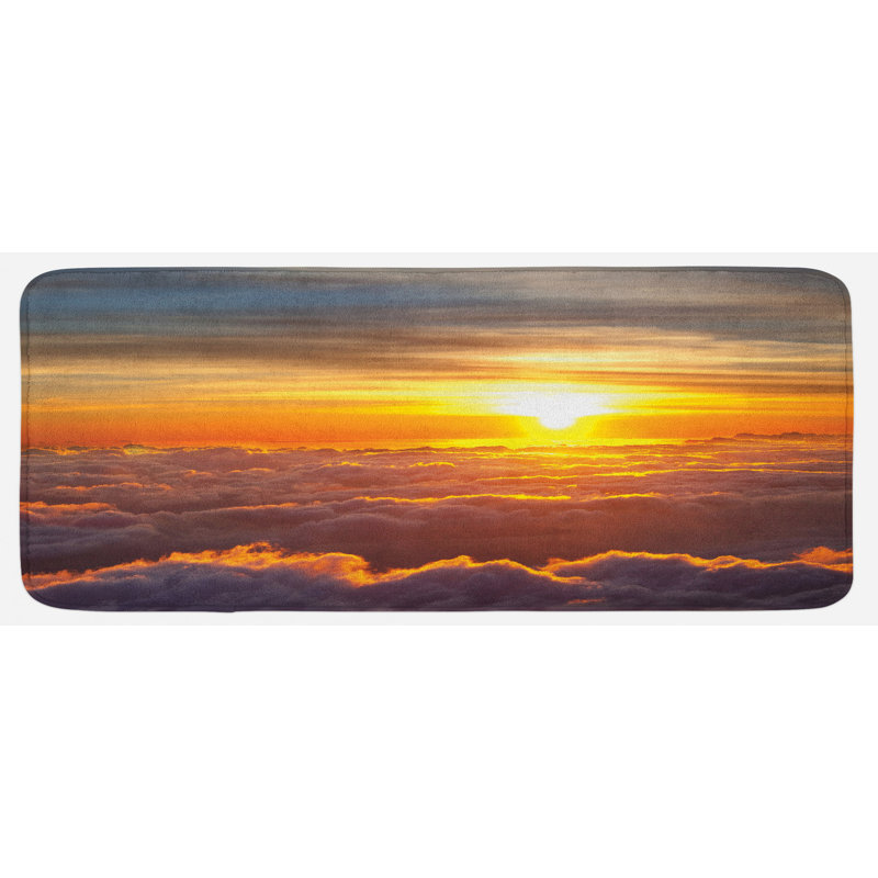 Modern & Contemporary Polyester Kitchen Mat