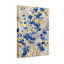 «Plants & Flowers Blue Flowers Gold Accents», reproduction d'art sur toile