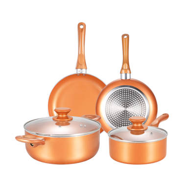 FRUITEAM 6 - Piece Non-Stick Aluminum Cookware Set & Reviews