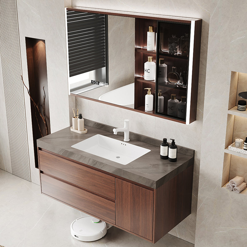 Retro simple bathroom cabinet