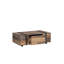 Caribbean Wheel Coffee Table with Storage
