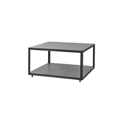 Level Square Metal Outdoor Coffee Table , in. W in. D