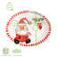 Nicola Spring - Father Christmas Serving Platters - 31 x 25.5cm - White