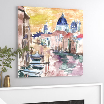 River City IV by Melissa Wang - Painting