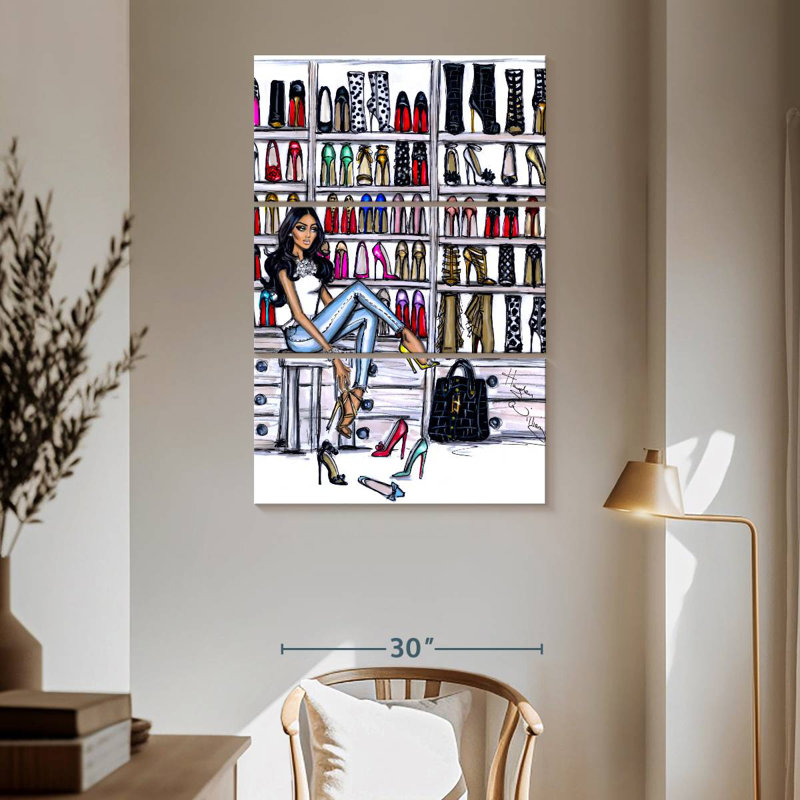 Shuttleworth Shoe Closet, 65" H x 42" W