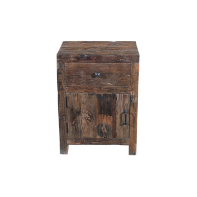 Wooden Cabinet With 1 Drawer & 1 Door