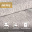 Édredon 3 pièces double / grand, style gris, rembourrage de 350 g / m², lavable à la machine, contient et 2 taies décoratives, étiquetées, incluses