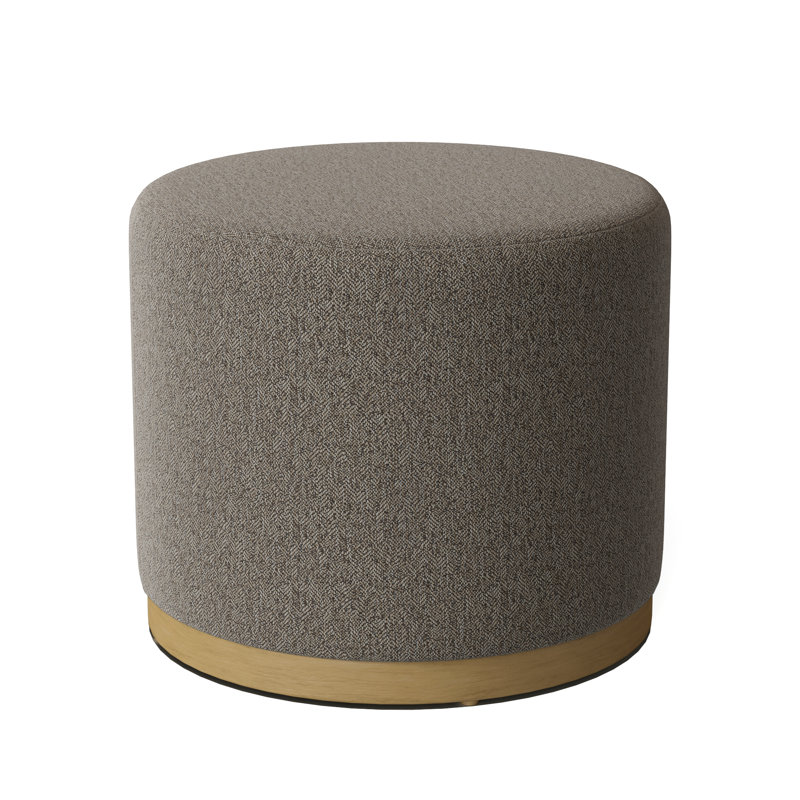Corbin Round Ottoman, Hazelnut, Hazelnut (8794 17)