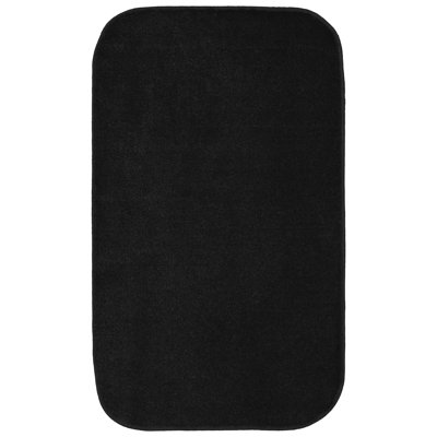 Monarrez Nylon Bath Rug with Non-Slip Backing