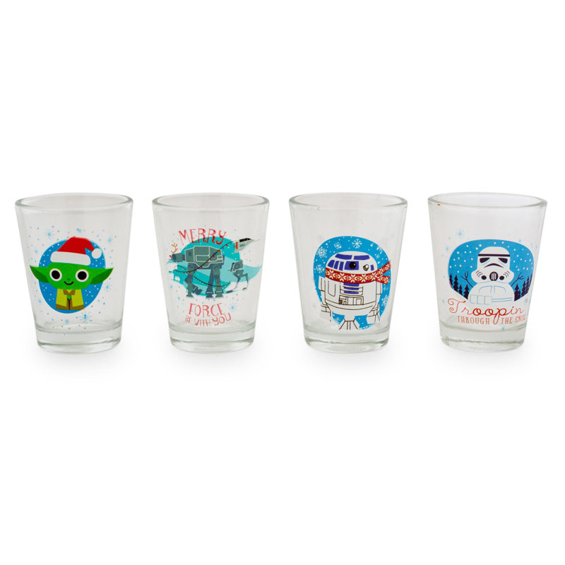 Ensemble de 4 pièces de 2 oz Star Wars Ensemble de verres à liqueur