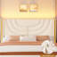 Lit de rangement en velours à oreilles avec 2 tiroirs Sturminster-46454901-47713956