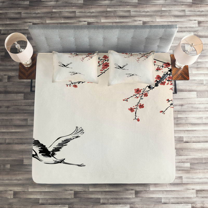 Eclectic Polyester Coverlet, King Bedspread + 2 Shams