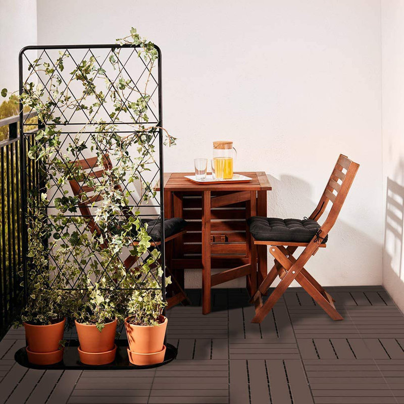 314.28'' L x 324'' W Composite Tile, Dark Brown