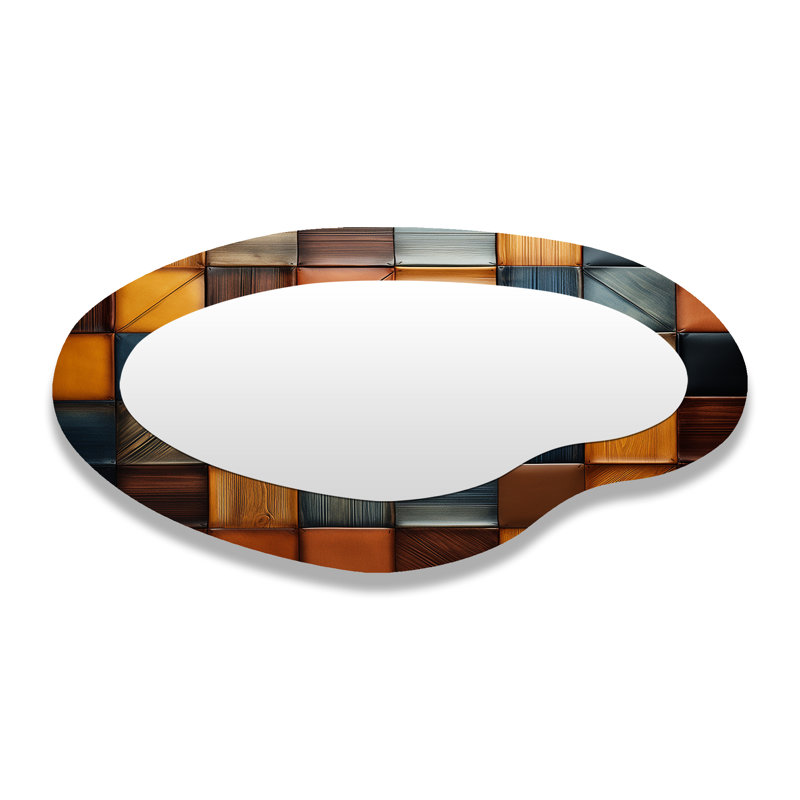 Miroir mural asymétrique bohémien