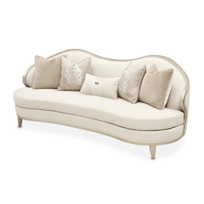 Camellia Field Caramel Sofa