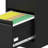 5 Drawer Vertical File Cabinet In Black Metal With Wheels, Ample Room For A4/letter/legal Size, Waterproof And Easy - To Maintain, Quiet Opening Heavy Duty On Secure Lock All Drawers, Bearing Slides,-2136523321