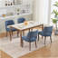 Ensemble de 2 chaises de salle à manger en bois, chaise d'appoint rembourrée moderne pour la salle à manger de cuisine-961191006