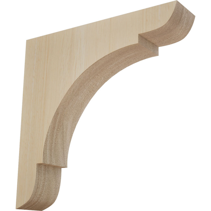 Support en bois d'hévéa moyen l 1 3/4 po x P 8 po x H 8 po (paquet de 2), Hévéa, H 8 po x l 1,75 po x P 8 po