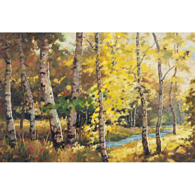 Reproduction d’art sur toile tendue, "october landscape" par graham reynolds, 40 po x 60 po