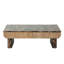 Table basse 47 po avec plateau en faux bois imitation marbre