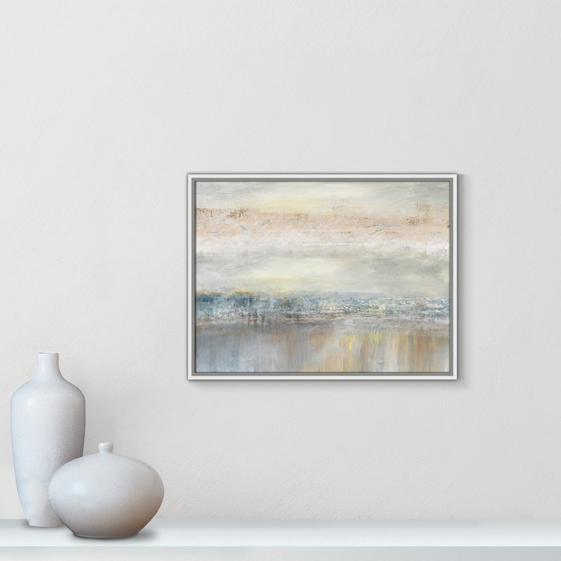 «Electra From A Distance» par Nan - reproduction d'art, Toile encadrée, H 19,5 po x l 25,5 po, Blanc