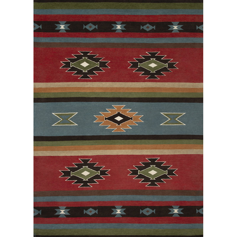 Mesa Wool Southwestern Area Rug, Rectangle 10' x 14'