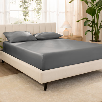 Organic Sateen Machine Woven Fitted Sheet