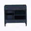 Meuble-lavabo de 36 po sans lavabo supérieur, armoire de rangement moderne avec 2 tiroirs et un tiroir rabattable, structure en bois massif-113463779