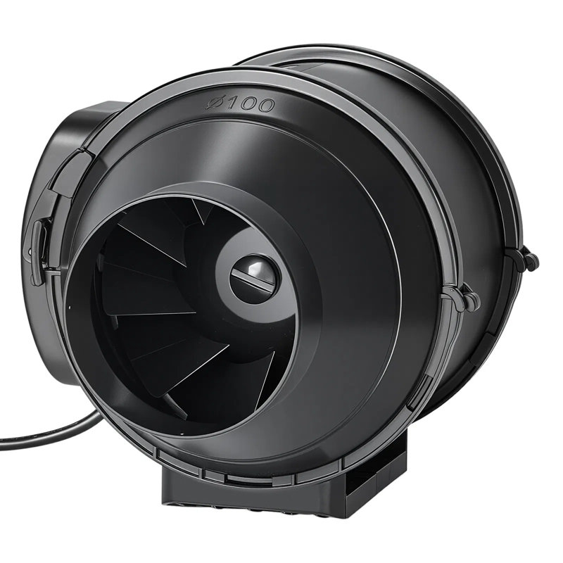 Inline Duct Fan 180 CFM, 4 in
