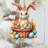 Easter Bunny Wooden Ornaments By G. Debrekht
