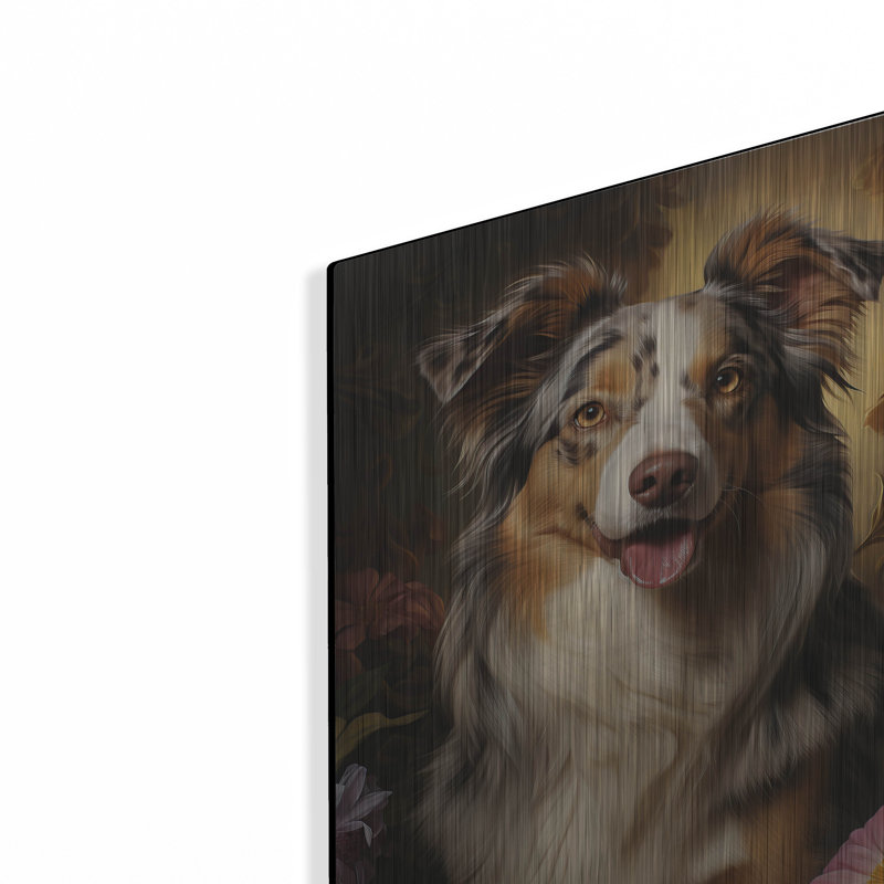 Art mural en métal Winston Porter «Dog Fairy Tale 4» par Momart, H 16 po x l 12 po