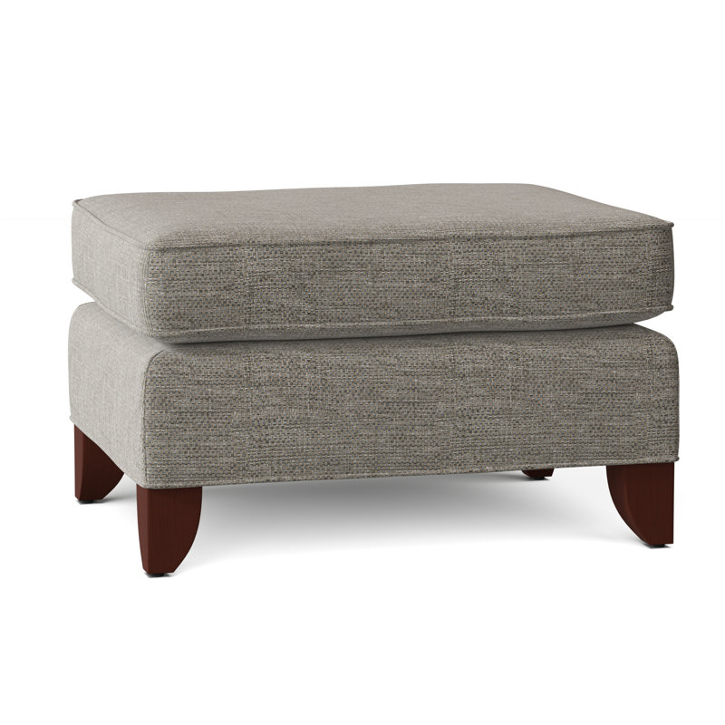 Upholstered Ottoman, Townhouse 41 Gray, Manhattan