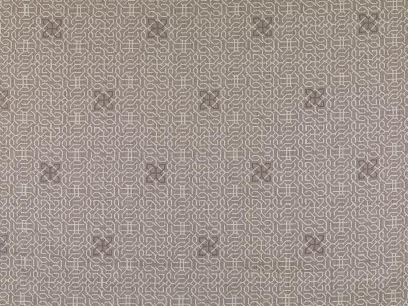 Dorsoduro Manchu Fret Fabric, Amethyst