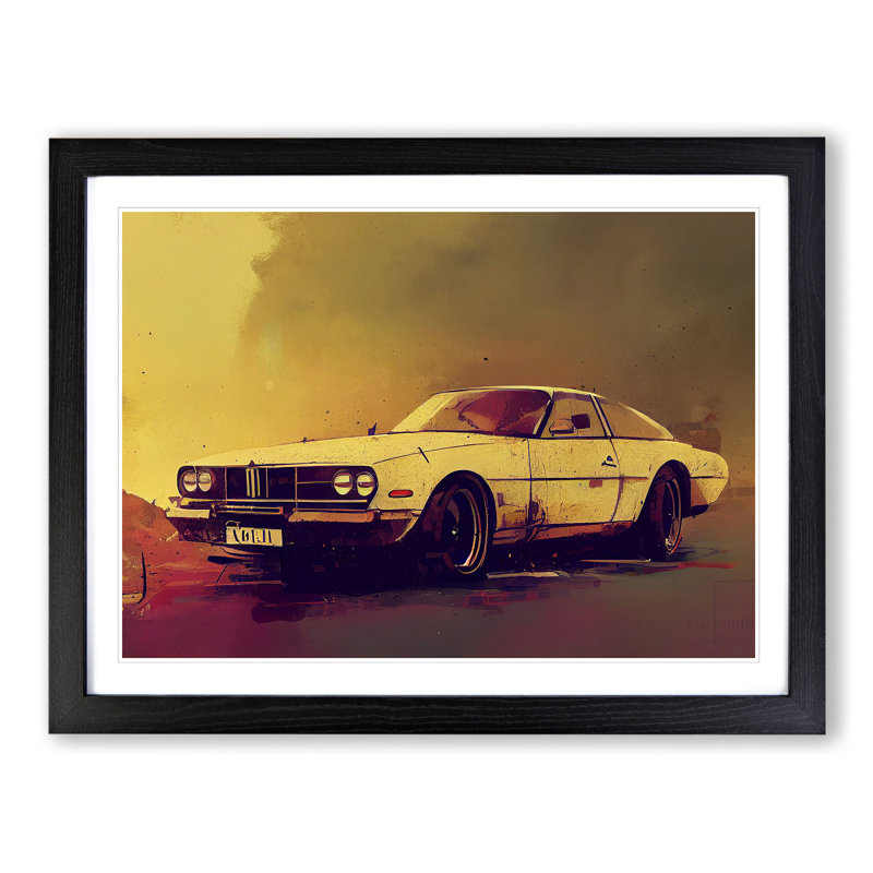 Concept Car Vol.4 - Single Picture Frame Print, 46cm H x 64cm W x 2cm D, Black