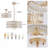 Crystal Drum Chandelier (Gold)