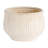 Stoneware Ceramic Planter with Sculpted Face - Decorative Indoor Plant Pot.-1869144213