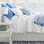 Stone Washed Linen Bed Skirt-39315083-39315086