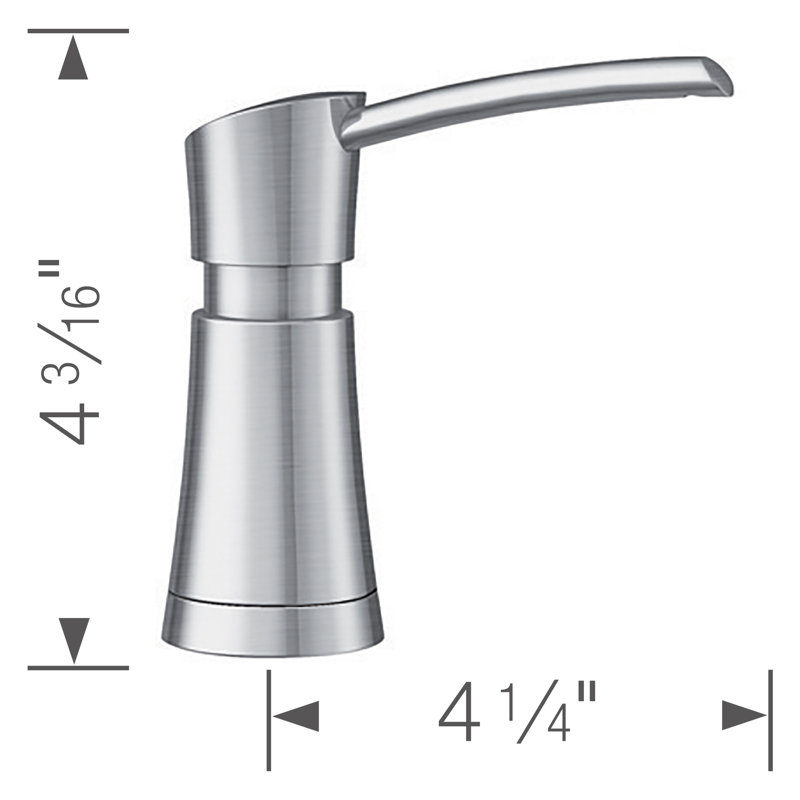 Artona Soap Dispenser, Stainless