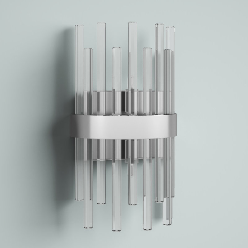 Dalton Flush Mounted Sconce, Chrome